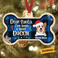 Personalized Dog Christmas Good Doggie Bone Ornament OB263 30O58 thumb 1