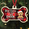 Personalized Dog Christmas Good Doggie Bone Ornament OB263 30O58 1