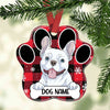 Personalized Christmas Dog Paw Ornament SB301 23O36 1