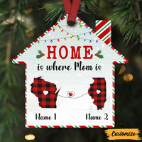 Personalized State Long Distance Family Home Is Where Mom Dad House Ornament OB251 85O47 thumb 1
