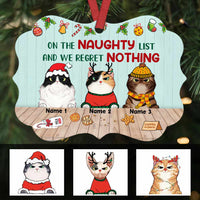 Personalized Christmas Cat Regret Nothing Benelux Ornament OB224 26O57 thumb 1
