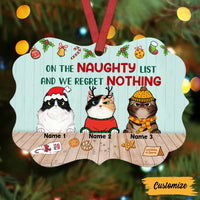 Personalized Christmas Cat Regret Nothing Benelux Ornament OB224 26O57 thumb 1