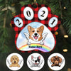 Personalized Memo Dog Paw Ornament OB282 30O58 1