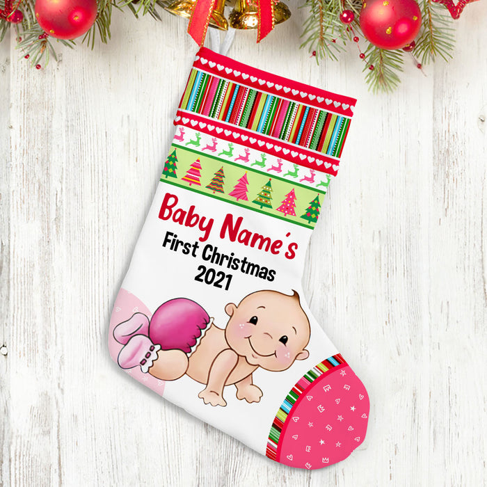 Personalized Baby First Christmas Stocking OB231 23O53 1