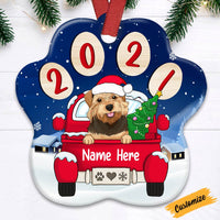 Personalized Christmas Dog Paw 2022 Ornament OB251 26O47 thumb 1