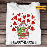 Personalized Grandma Sweethearts Christmas T Shirt OB251 23O57 thumb 1