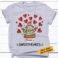 Personalized Grandma Sweethearts Christmas T Shirt OB251 23O57 thumb 1