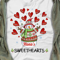 Personalized Grandma Sweethearts Christmas T Shirt OB251 23O57 thumb 1