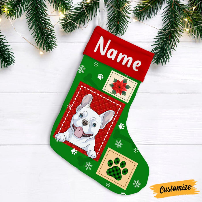 Personalized Dog Christmas Stocking OB233 95O47 1