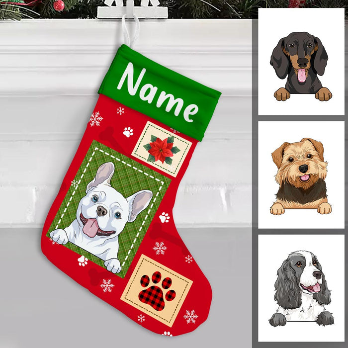 Personalized Dog Christmas Stocking OB233 95O47 1