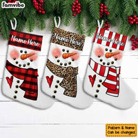 Personalized Snowman Family Christmas Stocking OB283 30O58 thumb 1