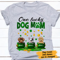 Personalized Dog Mom Irish St Patrick's Day T Shirt JR231 26O60 thumb 1