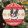 Personalized Dog Christmas Circle Ornament OB253 24O66 1