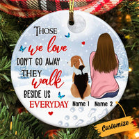 Personalized Dog Mom Memo Christmas Circle Ornament OB251 95O57 thumb 1