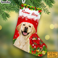 Personalized Dog Photo Christmas Stocking OB261 87O53 thumb 1
