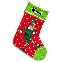 Personalized Christmas Family Photo Stocking OB282 87O53 thumb 1