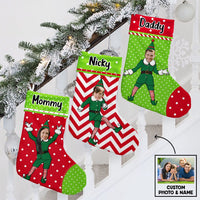 Personalized Christmas Family Photo Stocking OB282 87O53 thumb 1