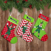 Personalized Christmas Family Photo Stocking OB282 87O53 thumb 1