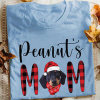 Personalized Dog Mom Photo Christmas T Shirt OB262 85O57 thumb 1