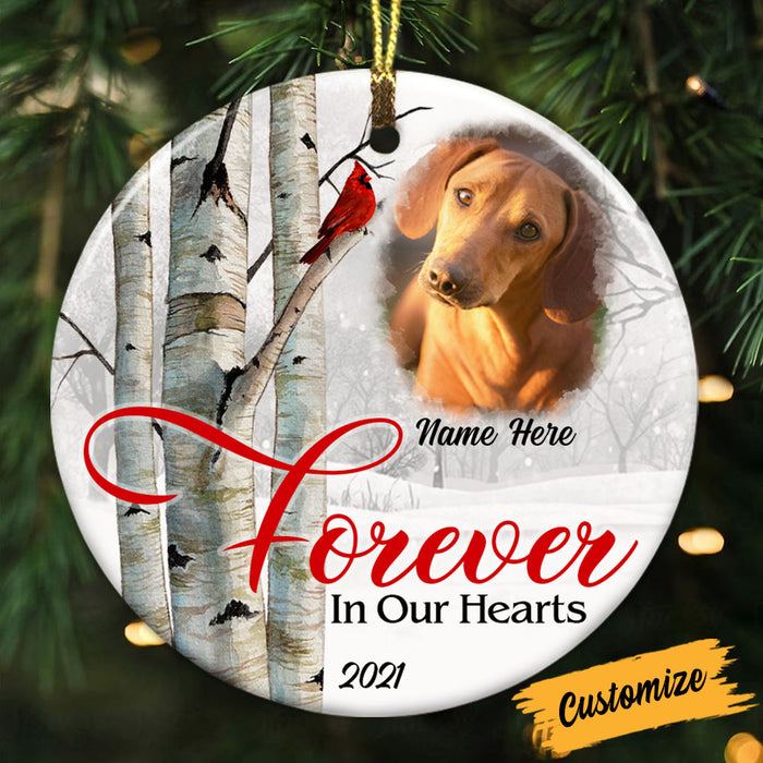 Personalized Memo Dog Cat Circle Ornament OB262 87O53 1