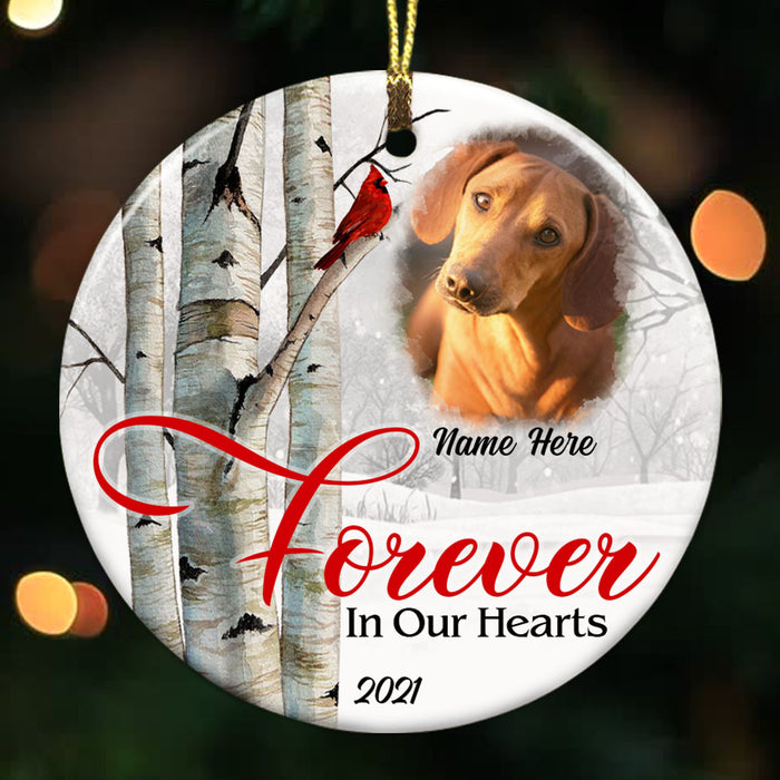 Personalized Memo Dog Cat Circle Ornament OB262 87O53 1