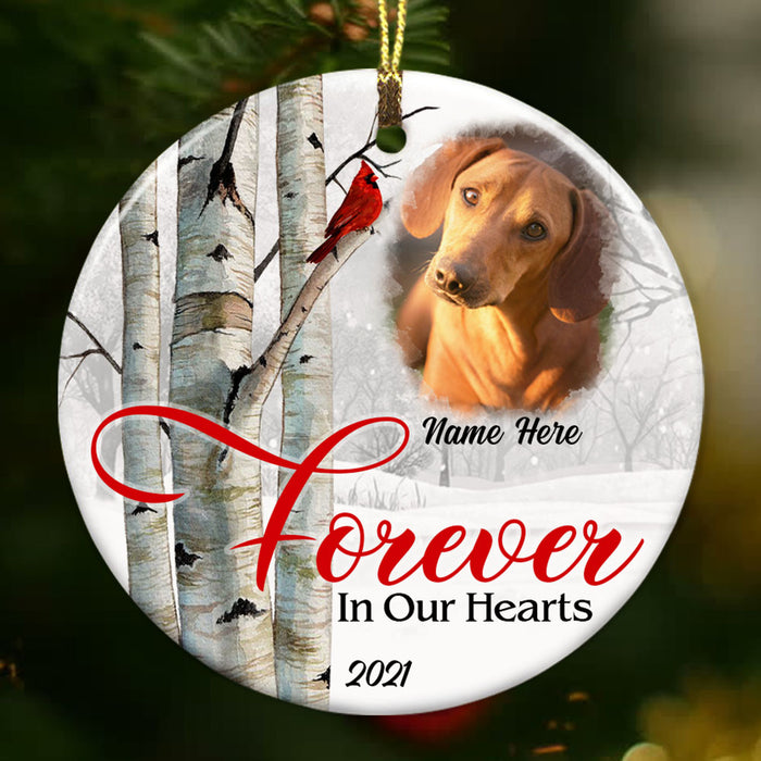 Personalized Memo Dog Cat Circle Ornament OB262 87O53 1