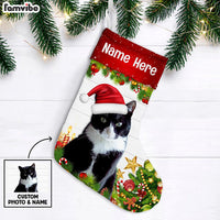 Personalized Cat Photo Christmas Stocking OB264 85O47 thumb 1