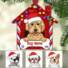Personalized Dog Christmas House Ornament OB265 87O53 thumb 1