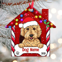 Personalized Dog Christmas House Ornament OB265 87O53 thumb 1