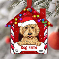 Personalized Dog Christmas House Ornament OB265 87O53 thumb 1