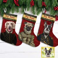 Personalized Dog Cat Photo Renaissance Stocking OB261 81O34 thumb 1