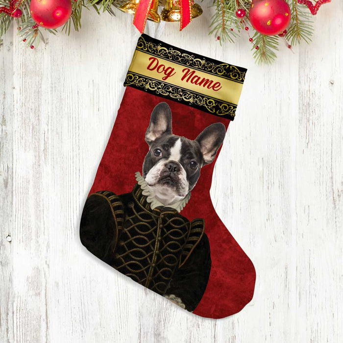 Personalized Dog Cat Photo Renaissance Stocking OB261 81O34 1
