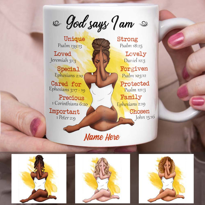 Personalized BWA God Says Mug OB121 30O58 1