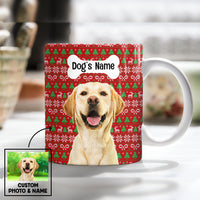 Personalized Dog Photo Christmas Mug OB161 87O53 thumb 1