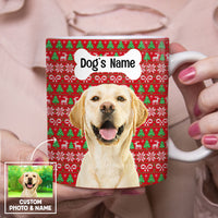 Personalized Dog Photo Christmas Mug OB161 87O53 thumb 1