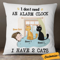 Personalized Cat Mom Dad Pillow OB53 26O34 (Insert Included) thumb 1