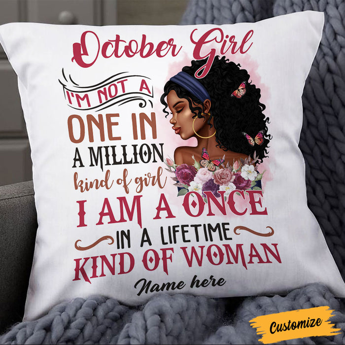 Personalized BWA Birthday Once In A Lifetime Pillow OB52 26O36 (Insert Included) 1