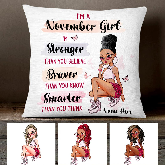 Personalized BWA Birthday Girl Pillow SB221 26O47 (Insert Included) 1