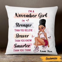 Personalized BWA Birthday Girl Pillow SB221 26O47 (Insert Included) thumb 1