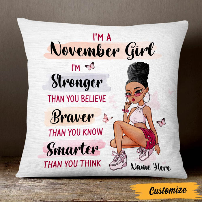 Personalized BWA Birthday Girl Pillow SB221 26O47 (Insert Included) 1