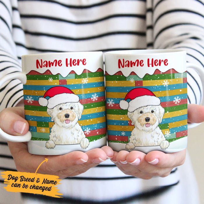 Personalized Christmas Dog Mug OB132 23O36 1