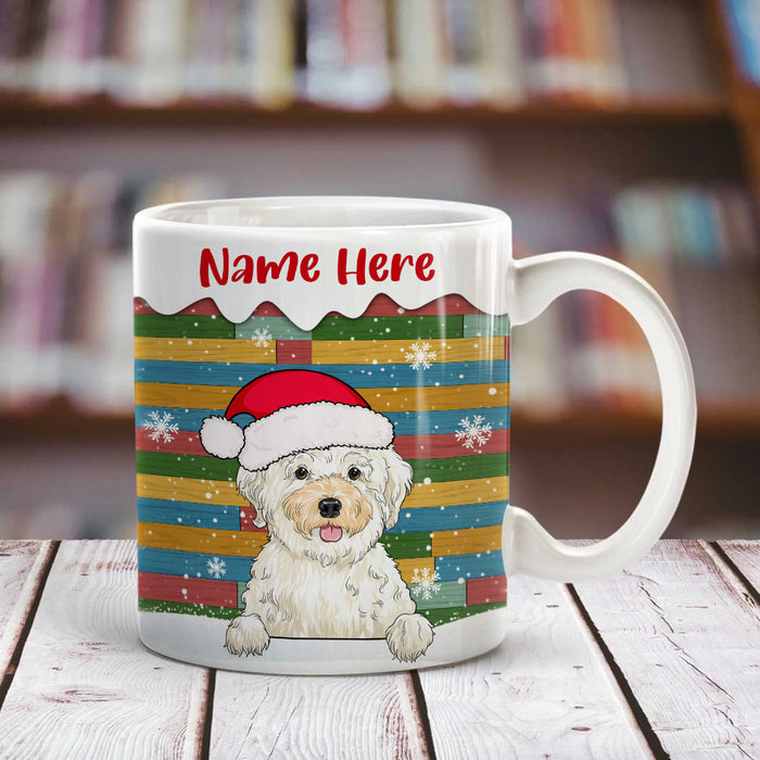 Personalized Christmas Dog Mug OB132 23O36 1