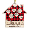 Personalized Family House Ornament OB282 26O47 1