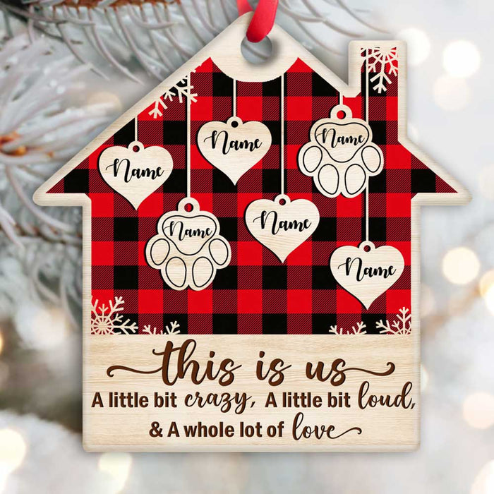 Personalized Family House Ornament OB282 26O47 1