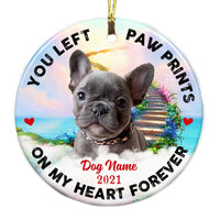 Personalized Memo Dog Cat Circle Ornament OB286 30O58 thumb 1