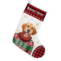 Personalized Christmas Dog Photo Stocking OB283 26O57 thumb 1