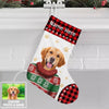 Personalized Christmas Dog Photo Stocking OB283 26O57 thumb 1