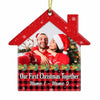 Personalized Couple First Christmas Together House Ornament OB274 23O57 1