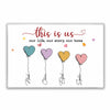 Personalized Family Heart Together Poster OB292 81O34 thumb 1