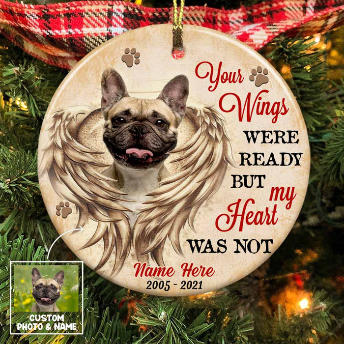 Personalized Dog Cat Memo Circle Ornament OB288 30O58 1